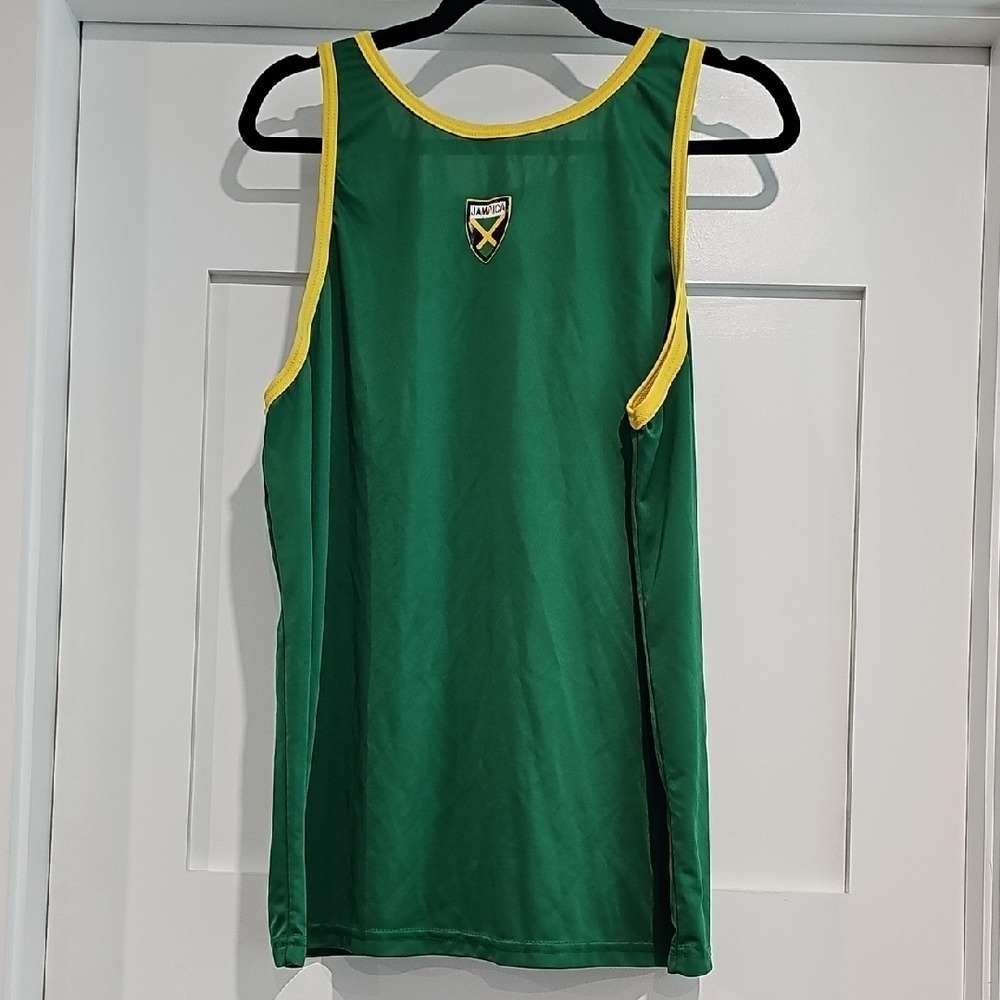 Green, Black, and Yellow Jamaica Performance Jersey - Picture 2 of 4